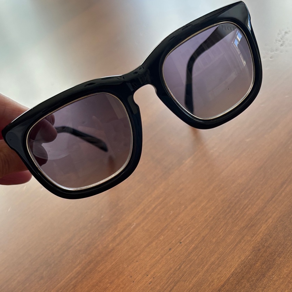 Emilio Pucci Black Sunglasses